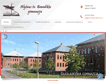 Tablet Screenshot of benediktas.org